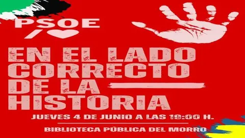 Cartel de la actividad.