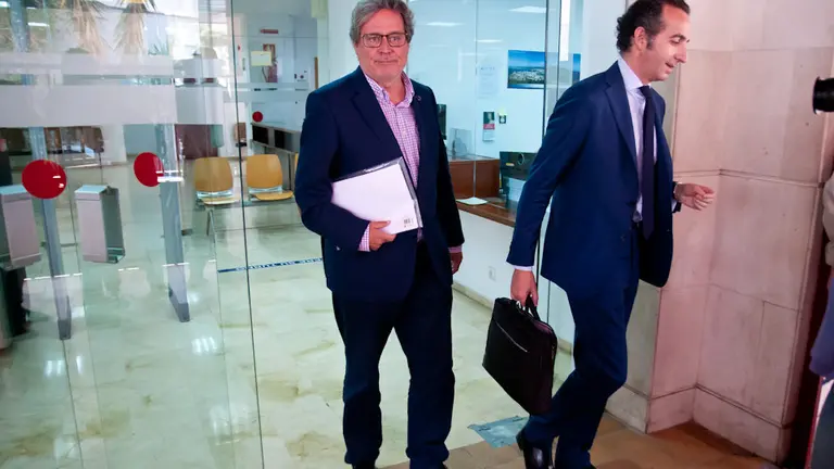 Emilio Carreira a su salida del Juzgado