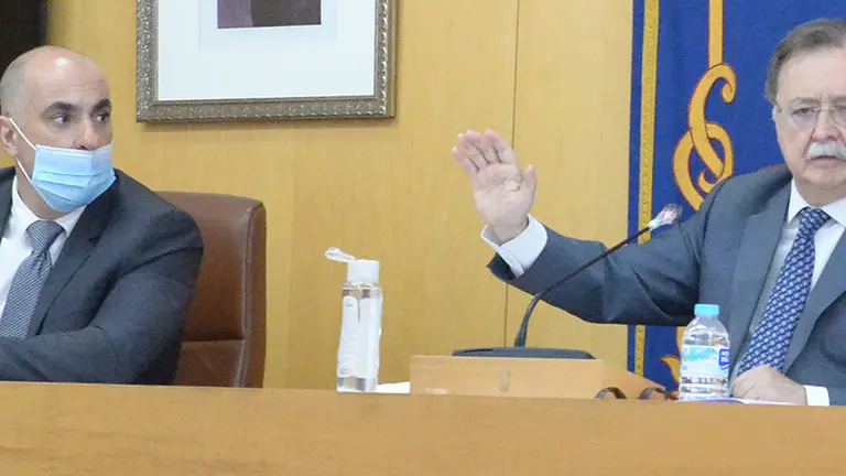 Ruiz y Vivas durante el Pleno
