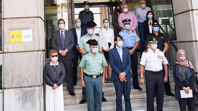 Minuto de silencio por el agente de Polic&iacute;a Nacional fallecido este mi&eacute;rcoles por COVID19