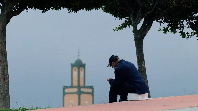 mezquita hombre