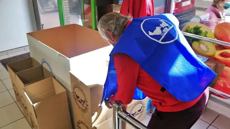 Recogida del Banco de Alimentos.