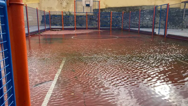 temporal balsa agua pista parque ceuta