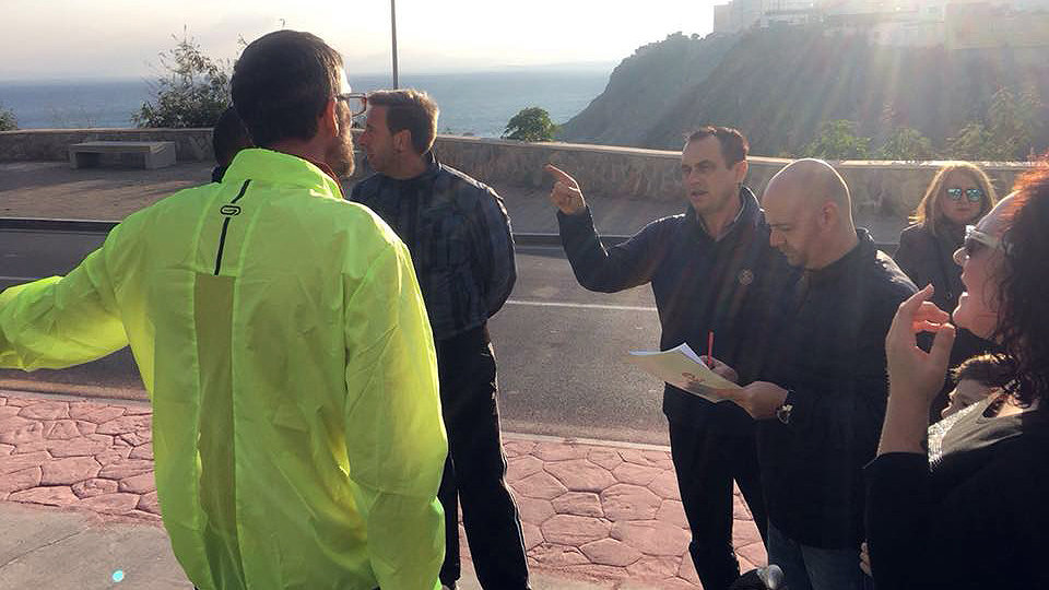 Miembros de la ejecutiva socialista en el Sarchal