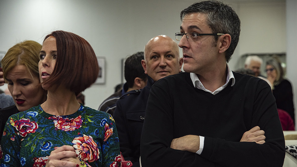 Eduardo Madina y Sandra López Cantero