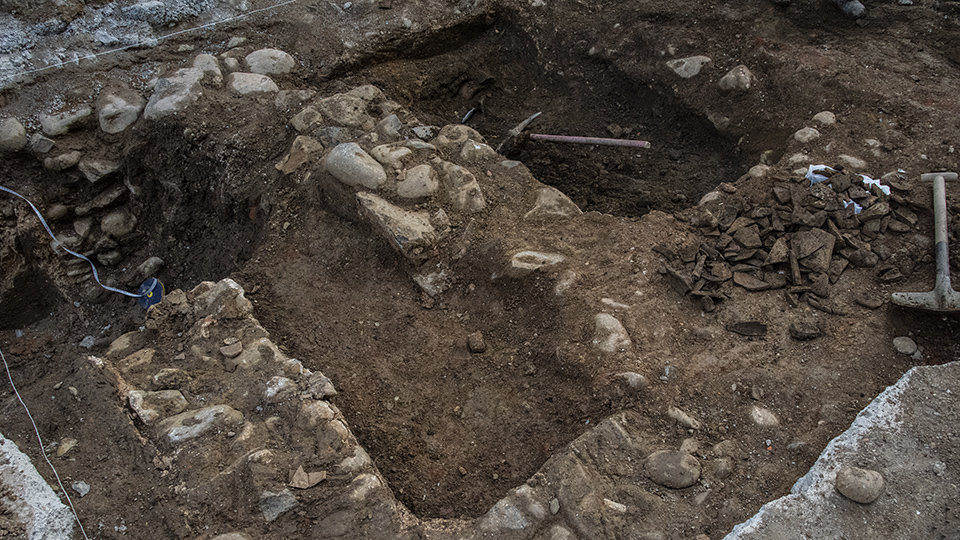 Restos de las piletas de salazón de época romana