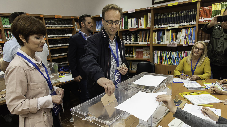 Candidatos votan en elas Elecciones Generales 2019-6