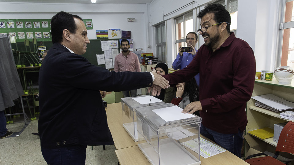Candidatos votan en elas Elecciones Generales 2019