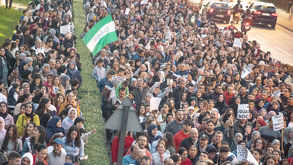 Manifestación poer la Convivencia y contra el Racismo
