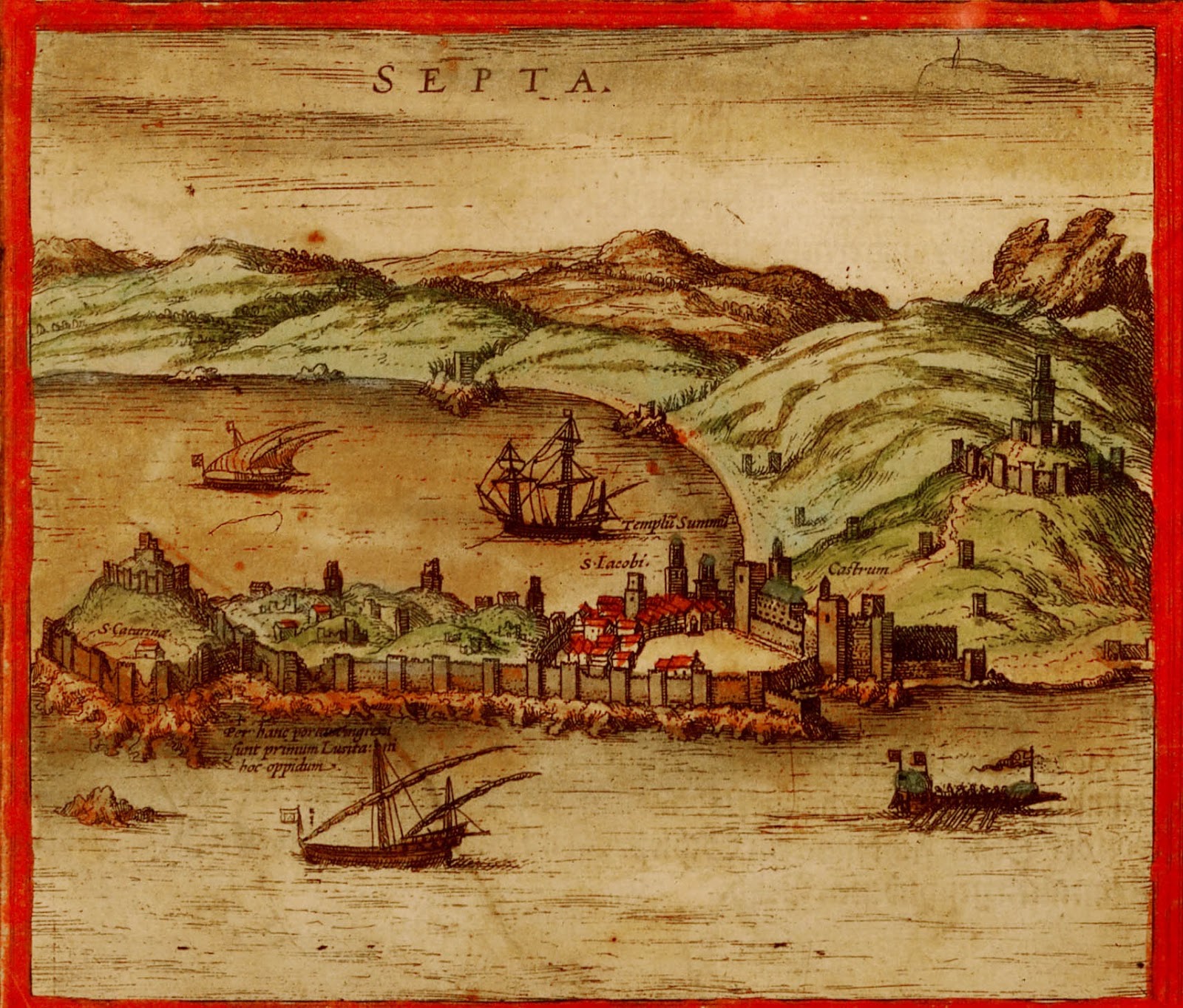 Ceuta S.XV in Civitates Orbis Terrarum