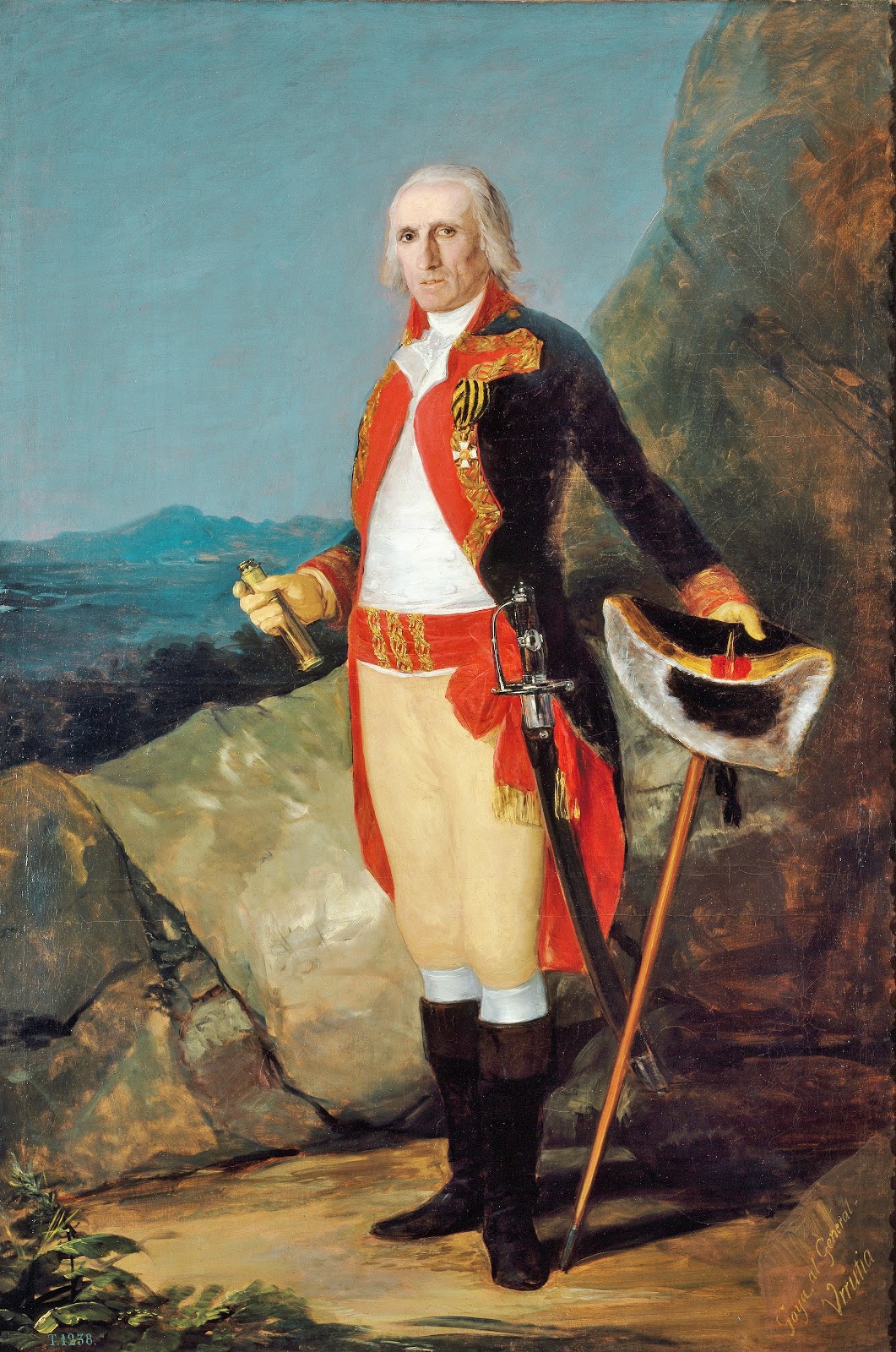 Urrutia y las Casas, José de 1739-1803 Tte Gral e Ing Gral por Goya