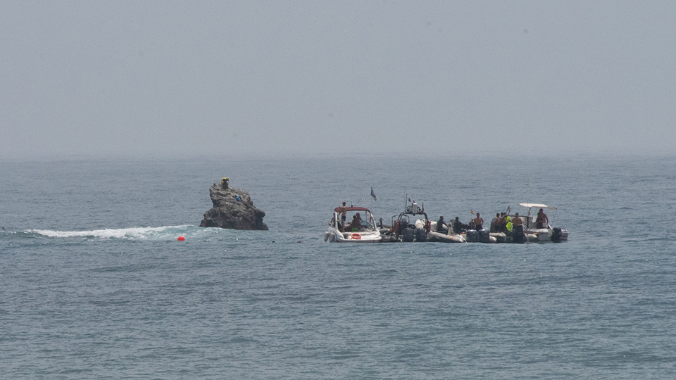Ofrenda submarina a la Virgen del Carmen 2020