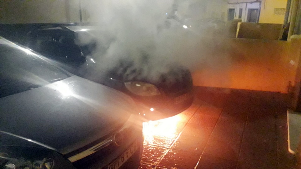 coche calcinado