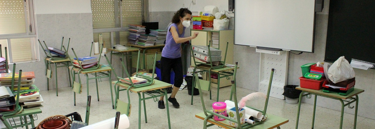 aula colegio apaisada