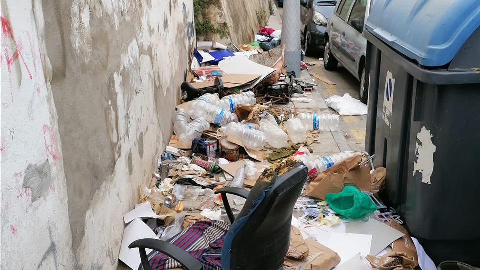 Basura incivismo