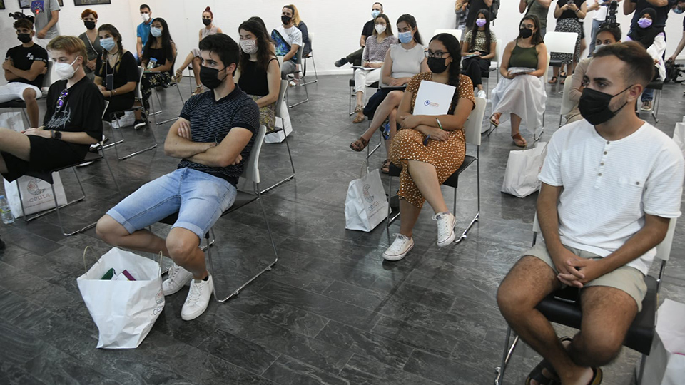 Jóvenes participantes del Campo de Voluntariado de la Casa de la Juventud