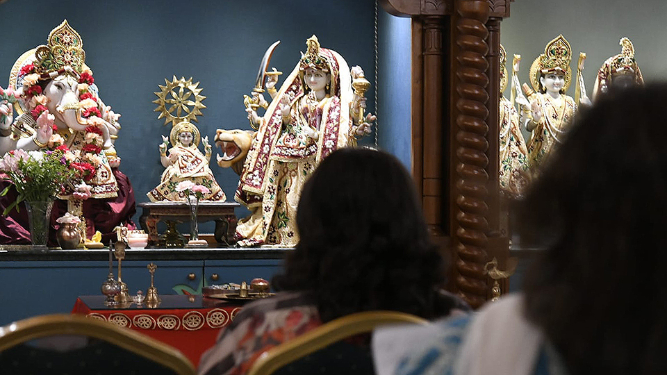 Ganesh en el templo hindú