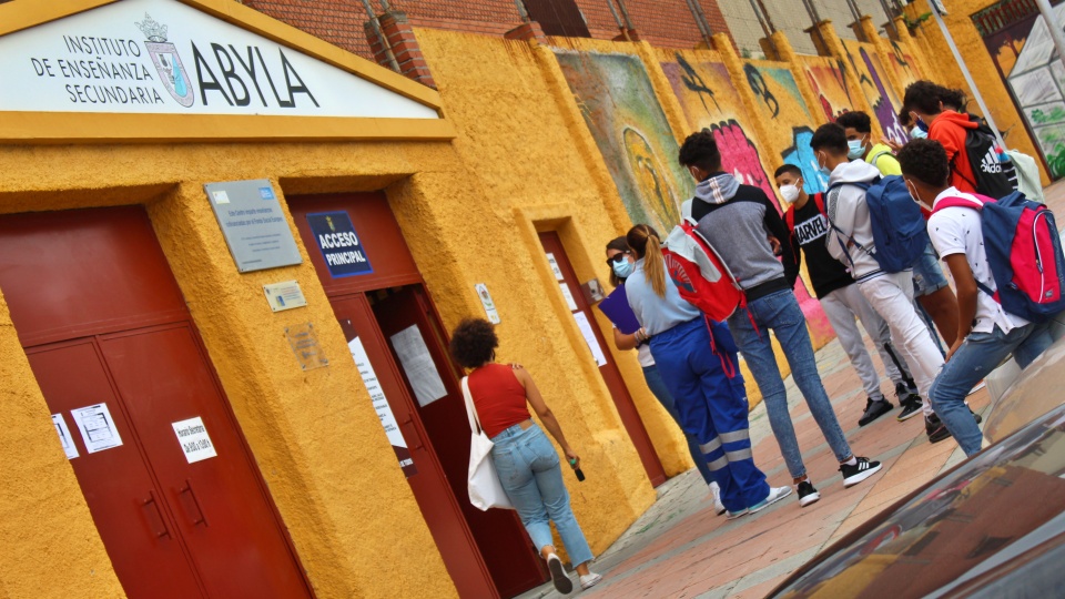 niños escolarización migrantes solos abyla
