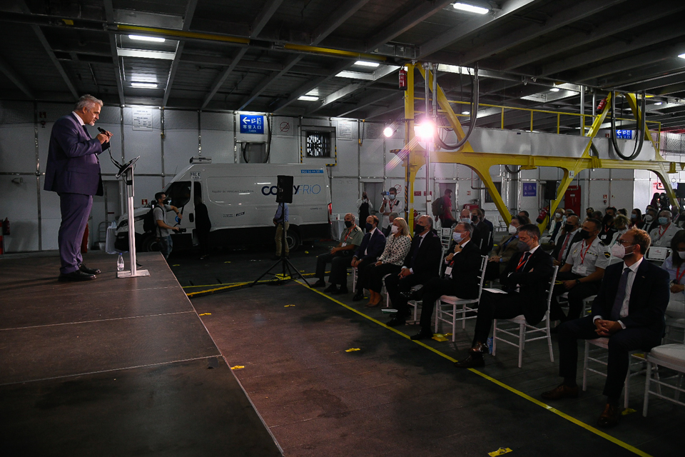Inauguración del 'Levante Jet' a su llegada a Ceuta-34