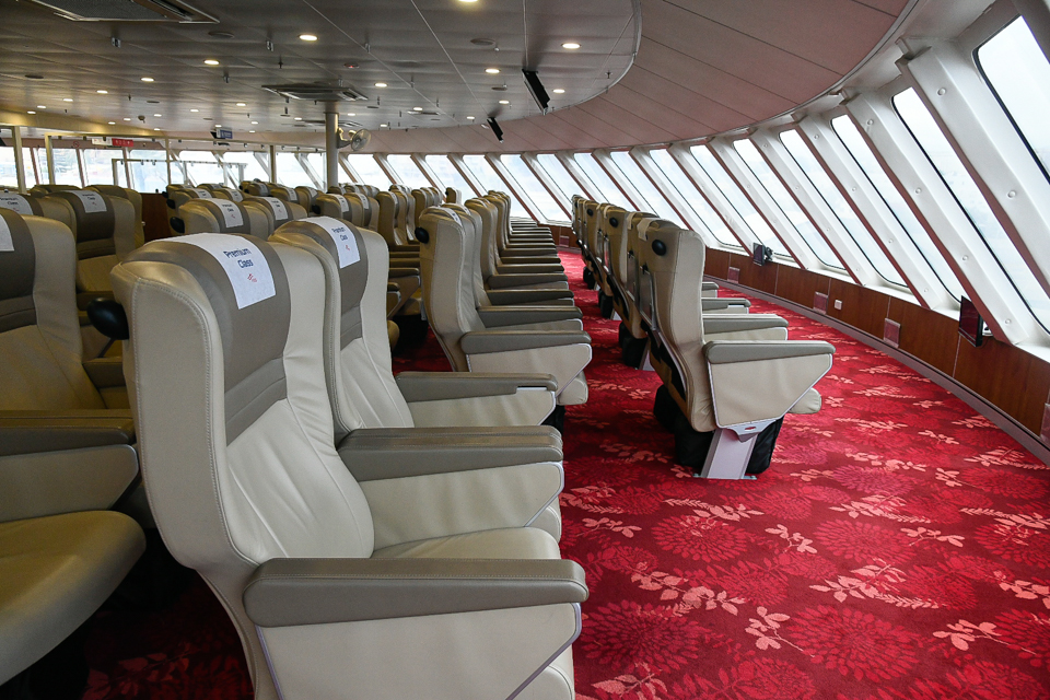 Inauguración del 'Levante Jet' a su llegada a Ceuta-59