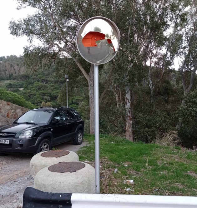 espejo san antonio roto