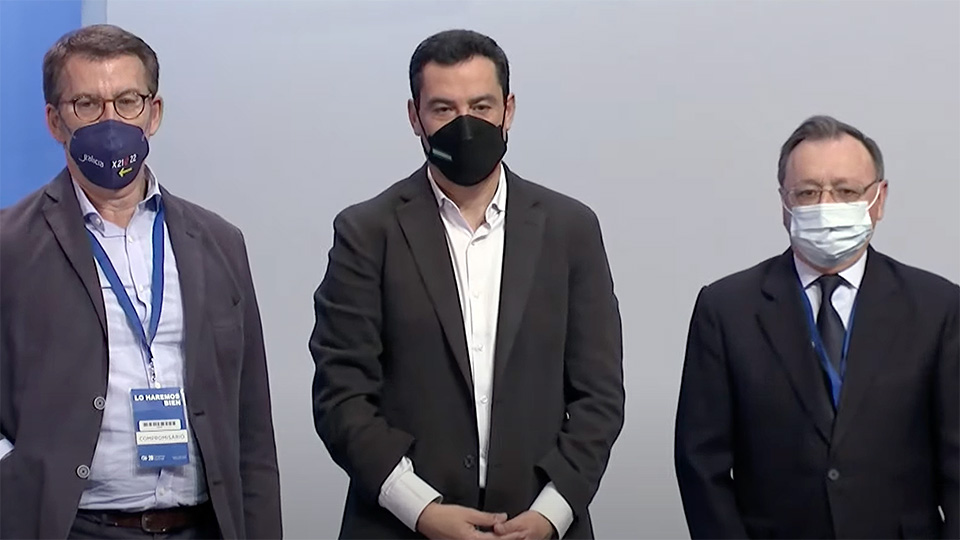 Feijoo, Moreno y Vivas