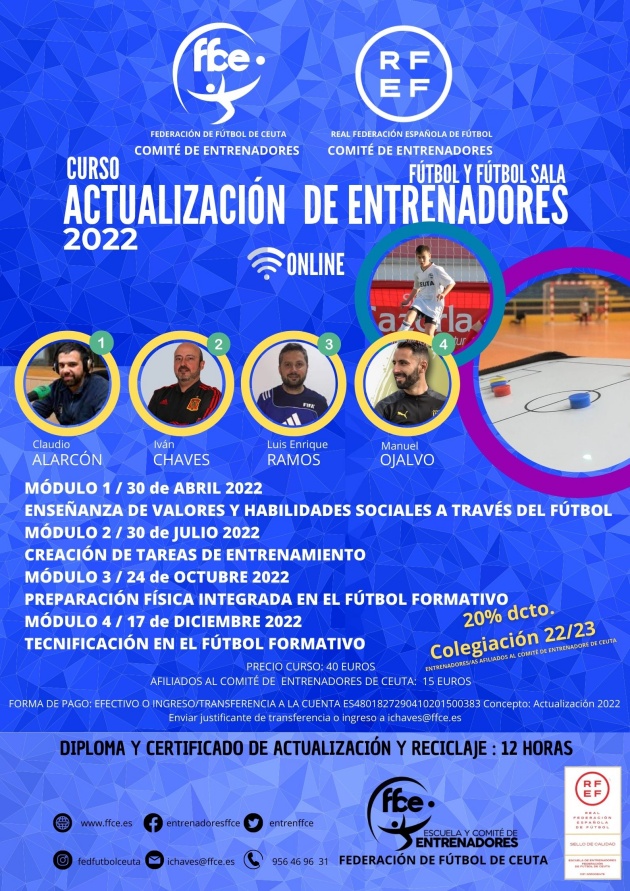 curso entrenadores ffce cartel