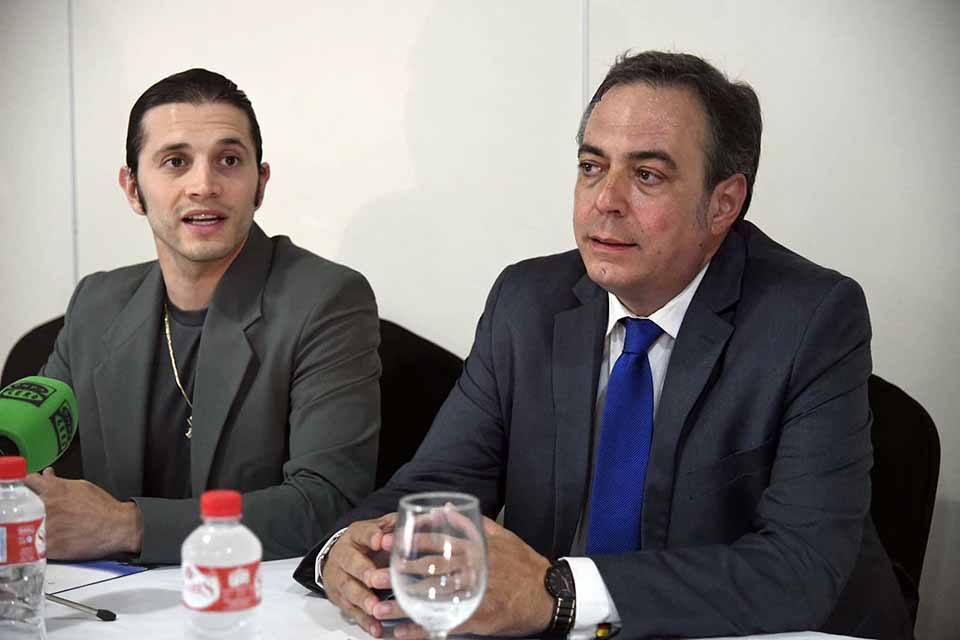 Sebastián Ritter (izqda.) y Esteban Díaz
