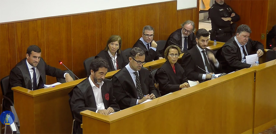 Defensas en el juicio por la Operación Montes
