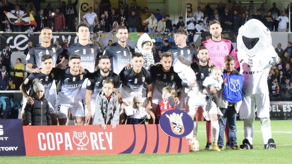 Once inicial del Ceuta para el partido de Copa contra el Barça