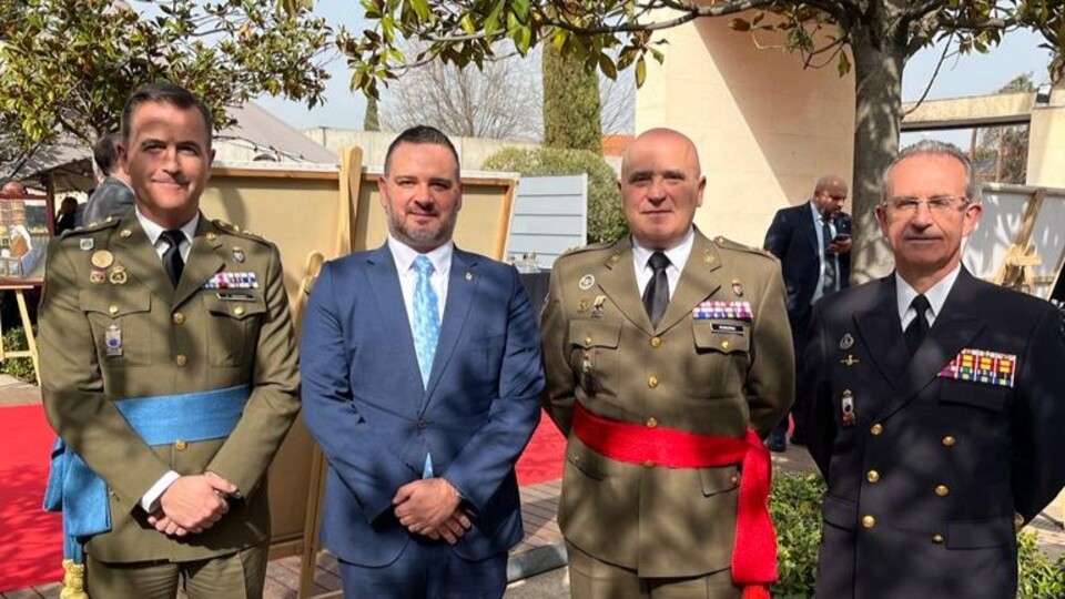 Muñoz Arbona, durante una visita oficial a la Embajada de Kuwait en Madrid