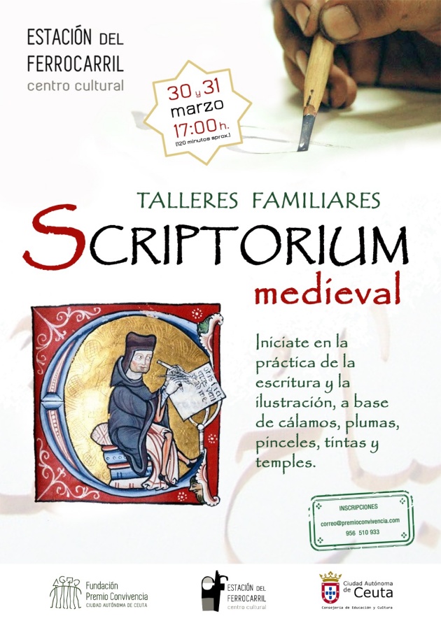 cartel taller medievo escrip