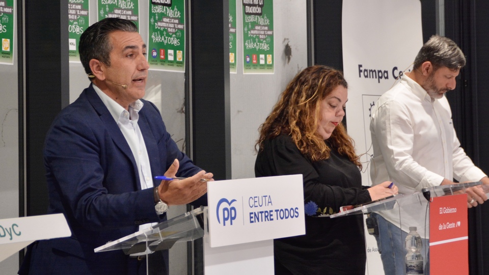 Debate educación elecciones PP PSOE MDyC Ceuta Ya! FAMPA