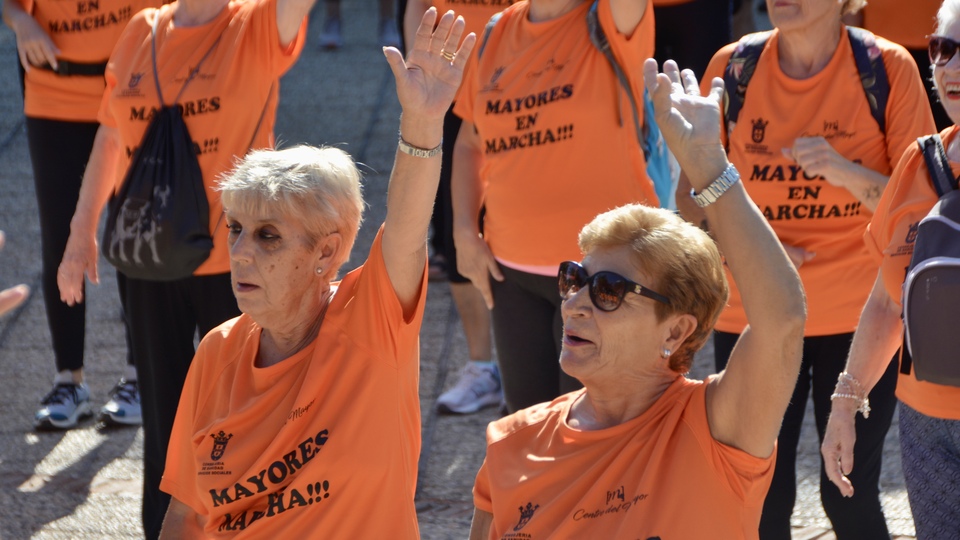 Marcha mayores carrera Servicios Sociales centro mayor 2023
