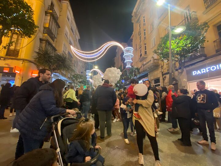 Un momento del encendido navideño de 2023. /A.I.