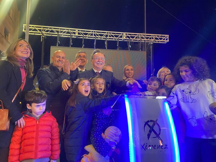 Un momento del encendido navideño de 2023. /A.I.