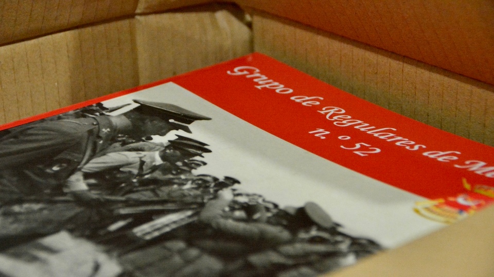 Presentación libro regulares 52 melilla militares ejército biblioteca
