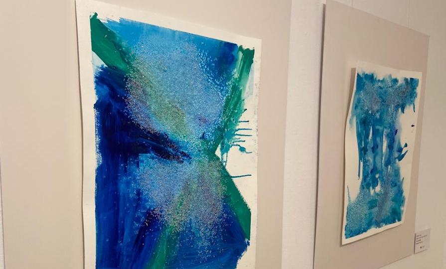 Un momento de la inauguración de la exposición de PROI.