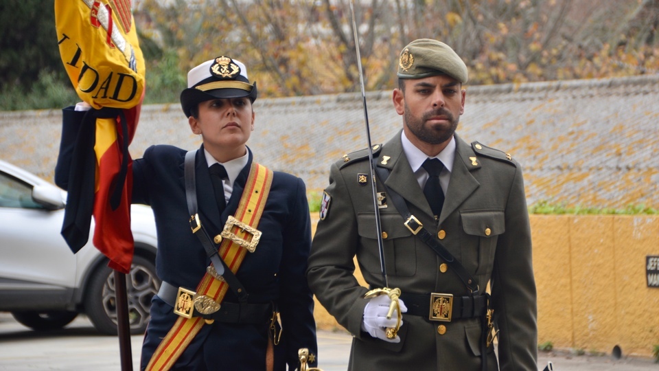 Ejército militares Cuerpo Especialistas San Juan Bosco patrón desfile parada otero 2024