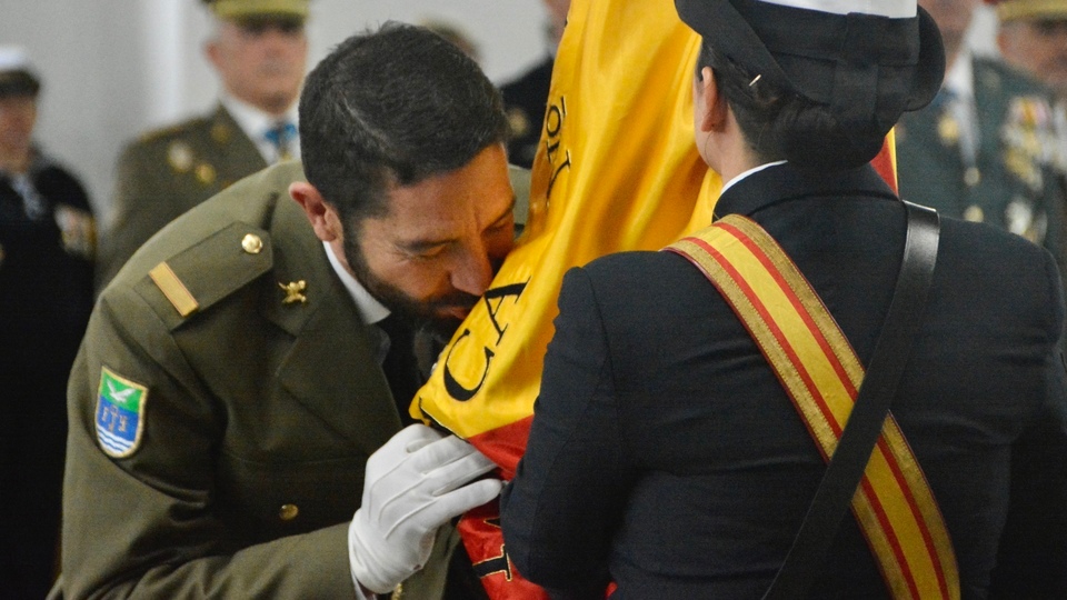 Ejército militares Cuerpo Especialistas San Juan Bosco patrón desfile parada otero 2024