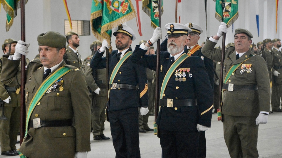 Ejército militares Cuerpo Especialistas San Juan Bosco patrón desfile parada otero 2024