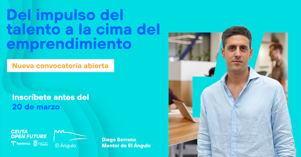 Cartel de Ceuta Open Future.