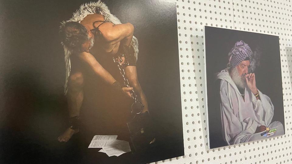 Instantáneas de la exposición de Marisa Martínez.