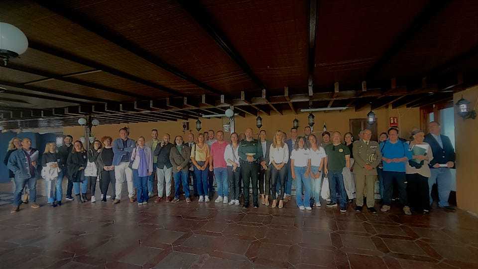 Asistentes a la presentación de la Estrategia Ceutí de Educación Ambiental para la Sostenibilidad (ECEAS) en el Parador 'La Muralla'