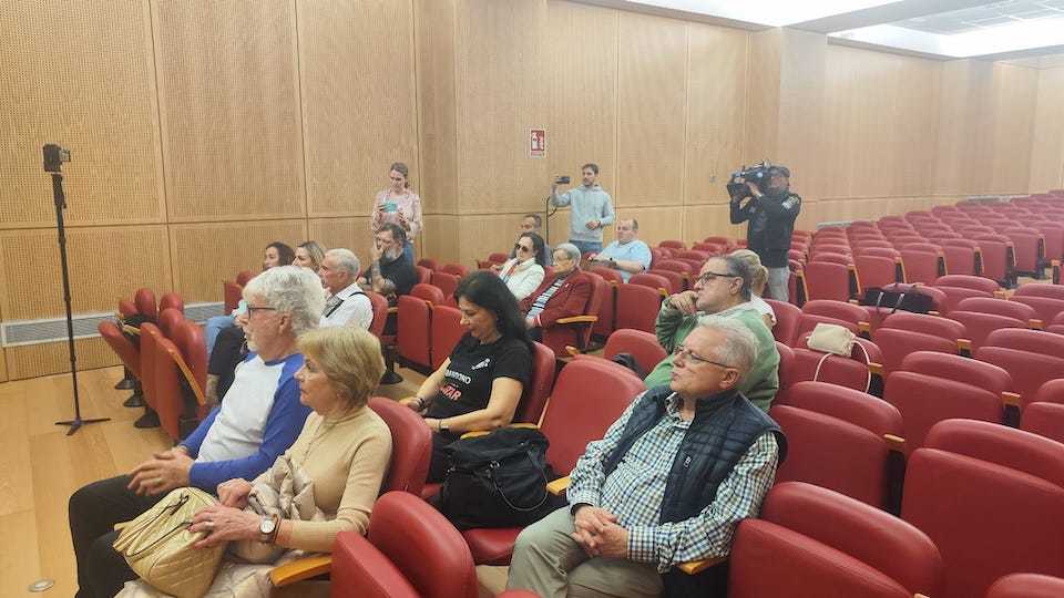 El público de la presentación del libro 'Héroes penitenciarios'