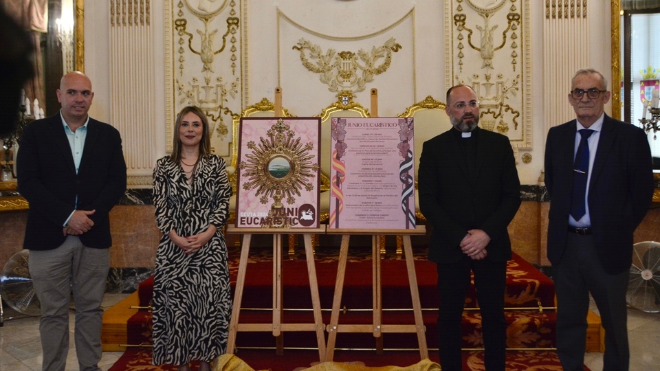 Corpus Christi presentación cartel 2024 Pilar Orozco Francisco Jesús Fernández Alcedo