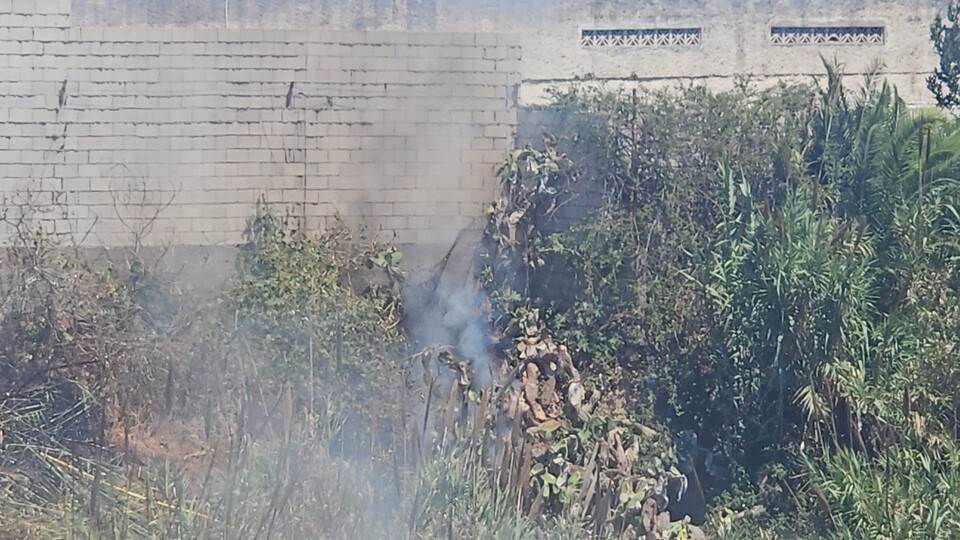 Arroyo Paneque incendio fuego llamas Bomberos