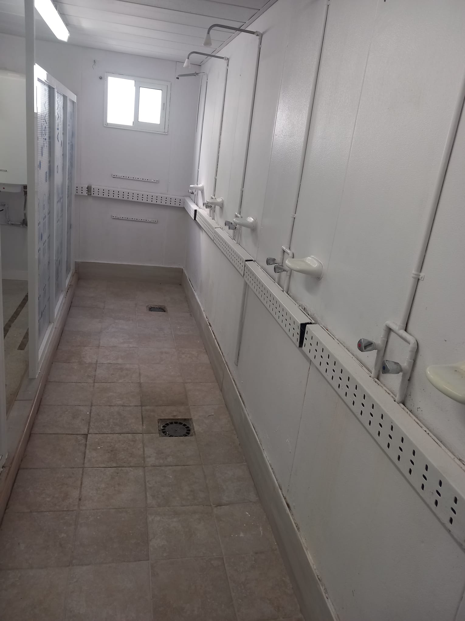 Las duchas de Trace.