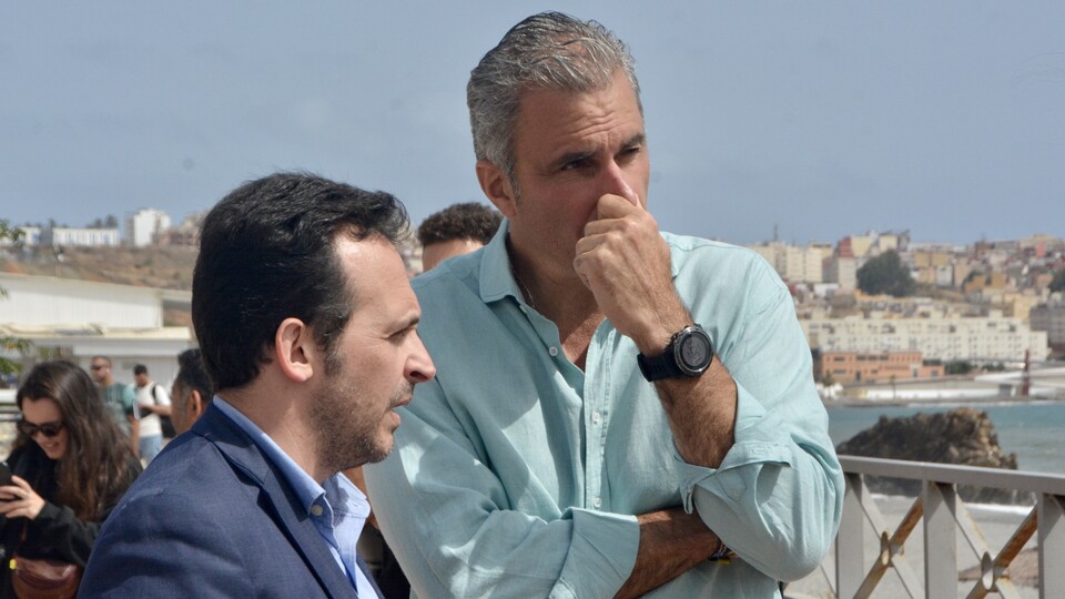 VOX Javier Ortega Smith visita frontera Tarajal Marruecos inmigración