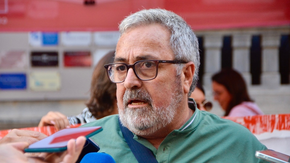 CCOO UGT concentración movilización reducción jornada laboral 2024 Emilio Postigo